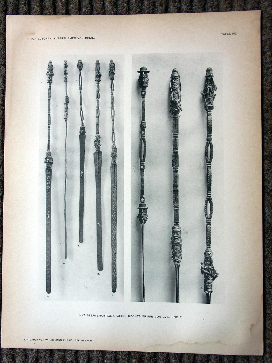zz-lusc19,tafel 102 benin nigeria,bronze-stab